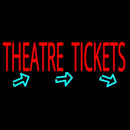 Theatre Tickets Handmade Art Neon Sign