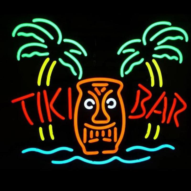 Tiki Bar Palm Beach Handmade Art Neon Sign