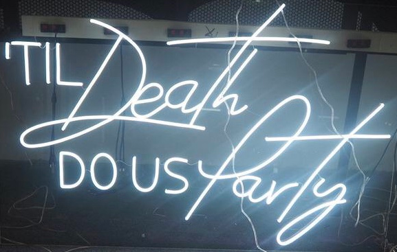 Till death do us part Neon Sign