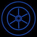 Tire Logo Handmade Art Neon Sign