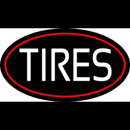 Tires Block Oval Handmade Art Neon Sign
