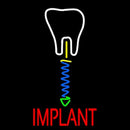 Tooth Implant With Logo Handmade Art Neon Sign