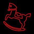 Toy Horse Handmade Art Neon Sign