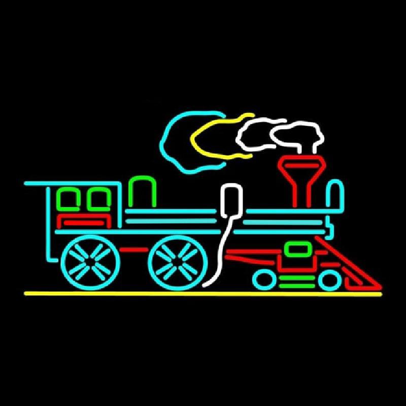 Train Logo 1 Handmade Art Neon Sign