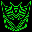 Transformers Deceptions Handmade Art Neon Sign