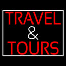 Travel And Tours Handmade Art Neon Sign