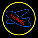 Travel With Blue Logo Handmade Art Neon Sign