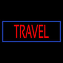 Travel With Border Handmade Art Neon Sign