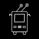 Trolleybus Bus Icon Handmade Art Neon Sign