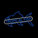 Tropical Fish Blue Handmade Art Neon Sign