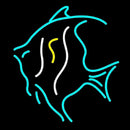 Tropical Fish Turquoise Handmade Art Neon Sign