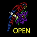 Tropical Parrot Handmade Art Neon Sign