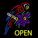Tropical Parrot Handmade Art Neon Sign