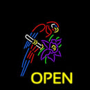 Tropical Parrot Handmade Art Neon Sign