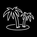 Tropics Handmade Art Neon Sign