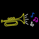 Trumpet Logo Handmade Art Neon Sign