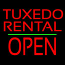 Tuxedo Rental Open Green Line Handmade Art Neon Sign