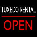 Tuxedo Rental Open Handmade Art Neon Sign