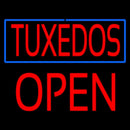 Tuxedos Block Open Handmade Art Neon Sign