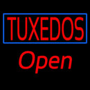 Tuxedos Rectangle Open Handmade Art Neon Sign