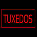 Tuxedos Rectangle Red Handmade Art Neon Sign