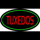 Tuxedos Red Oval Green Handmade Art Neon Sign