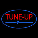 Tune Up Blue Oval Handmade Art Neon Sign