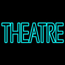 Turqoise Theatre Handmade Art Neon Sign