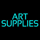 Turquoise Art Supplies 1 Handmade Art Neon Sign