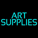 Turquoise Art Supplies Handmade Art Neon Sign