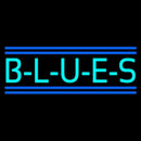Turquoise Blues Block Handmade Art Neon Sign