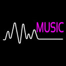 Turquoise Music Handmade Art Neon Sign