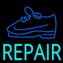 Turquoise Repair Shoe Handmade Art Neon Sign