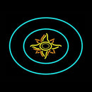Twinkling Sun Handmade Art Neon Sign