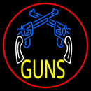 Two Gun Logo Handmade Art Neon Sign