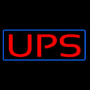 Ups Blue Border Handmade Art Neon Sign