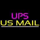 Ups Us Mail White Line Handmade Art Neon Sign