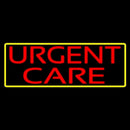Urgent Care Rectangle Yellow Handmade Art Neon Sign
