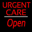 Urgent Care Script1 Open White Line Handmade Art Neon Sign