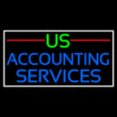 Us Accounting Service 2 Handmade Art Neon Sign