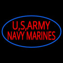 Us Army Navy Marines Handmade Art Neon Sign