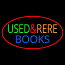 Used And Rare Books Handmade Art Neon Sign