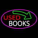 Used Books With Arrow Handmade Art Neon Sign