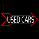 Used Cars Arrow Handmade Art Neon Sign