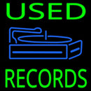 Used Records Handmade Art Neon Sign