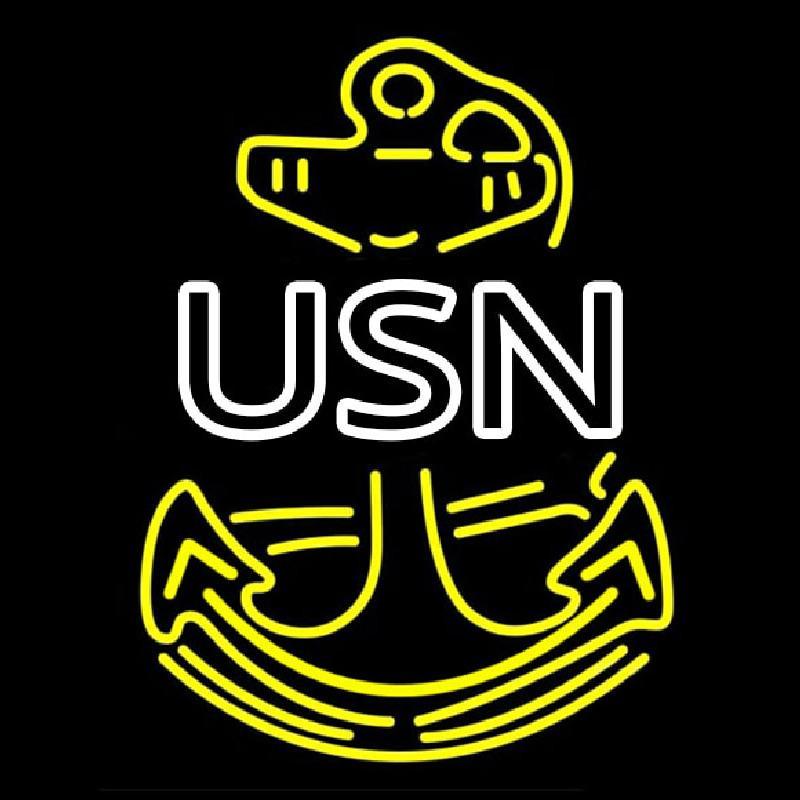 Usn Logo Handmade Art Neon Sign