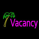 Vacancy Palm Tree Handmade Art Neon Sign