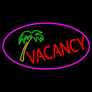 Vacancy Tree With Pink Border Handmade Art Neon Sign