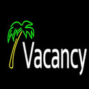 Vacancy With Tree Handmade Art Neon Sign