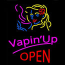 Vapin Up Open Handmade Art Neon Sign